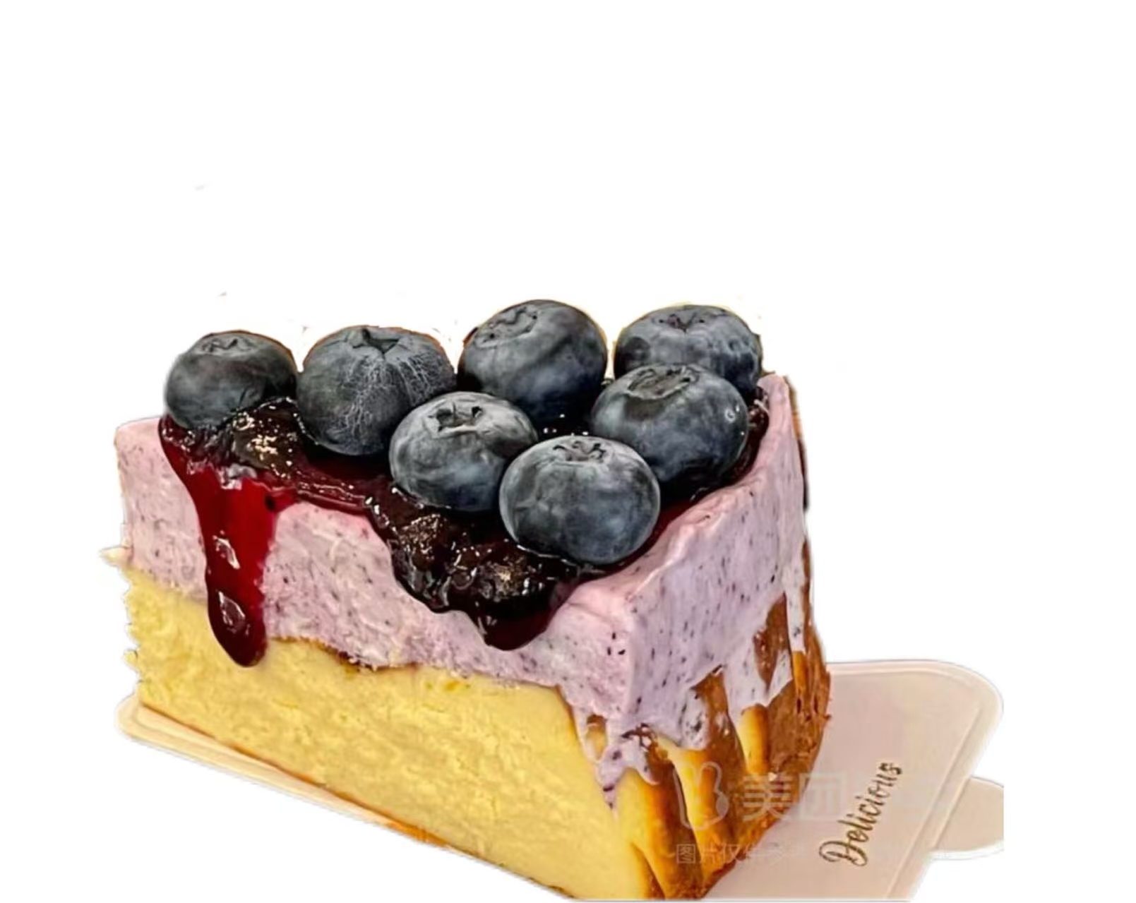 Blueberry Cream Basque Cheesecake