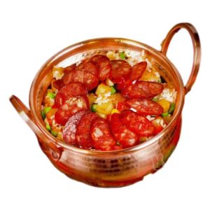 Copper Pot Rice with Chinese Sausage